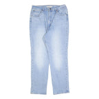 LEVI'S Womens Regular Fit Blue Denim Straight Jeans Cotton Blend W32 L29 Classic
