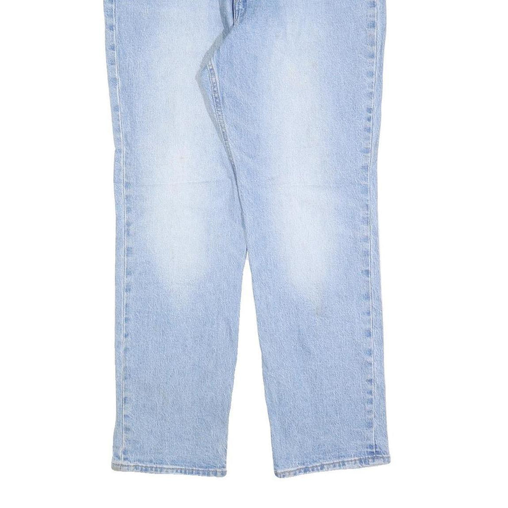 LEVI'S Womens Regular Fit Blue Denim Straight Jeans Cotton Blend W32 L29 Classic