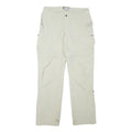 COLUMBIA Mens Regular Fit Beige Outdoor Cargo Trousers W30 L29 Zip Polyester