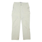 COLUMBIA Mens Regular Fit Beige Outdoor Cargo Trousers W30 L29 Zip Polyester