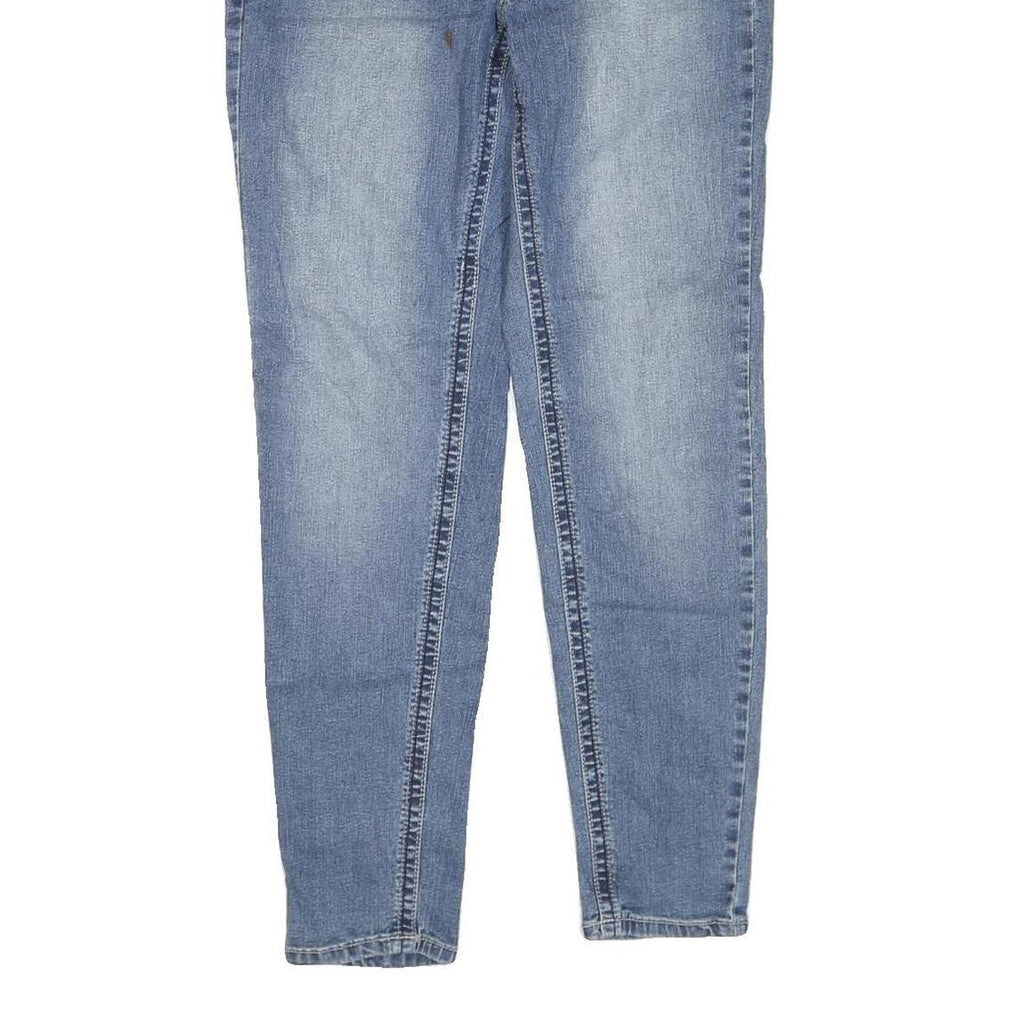 ANGELS Womens Regular Fit Blue Denim Jeans W36 L29 Zip Casual Stylish