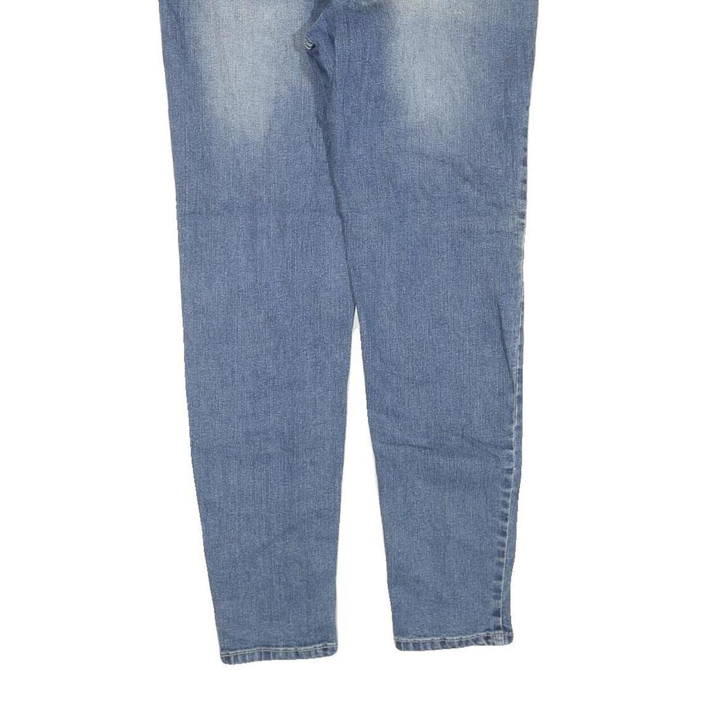 ANGELS Womens Regular Fit Blue Denim Jeans W36 L29 Zip Casual Stylish