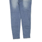 ANGELS Womens Regular Fit Blue Denim Jeans W36 L29 Zip Casual Stylish