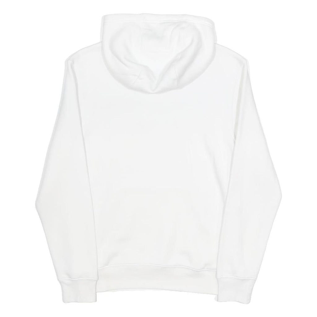 FILA Mens White Pullover Hoodie XS Drawstring Hood Casual Cotton Blend