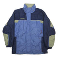 COLUMBIA Womens Blue & Green Fire Ridge Synthetic Jacket XL Sport Outdoor Zip