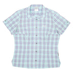 JACK WOLFSKIN Womens Shirt Blue Check M