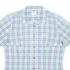 JACK WOLFSKIN Womens Shirt Blue Check M