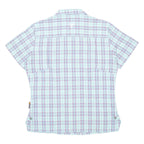 JACK WOLFSKIN Womens Shirt Blue Check M