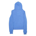 DIESEL Womens Blue Hoodie M Cotton Blend Pullover with Kangaroo Pocket