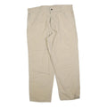 CARHARTT Mens Relaxed Beige Cotton Blend Trousers W42 L32 Workwear Zip