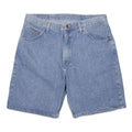 WRANGLER Mens Shorts Blue Denim XL W36 Casual Classic Cotton Blend