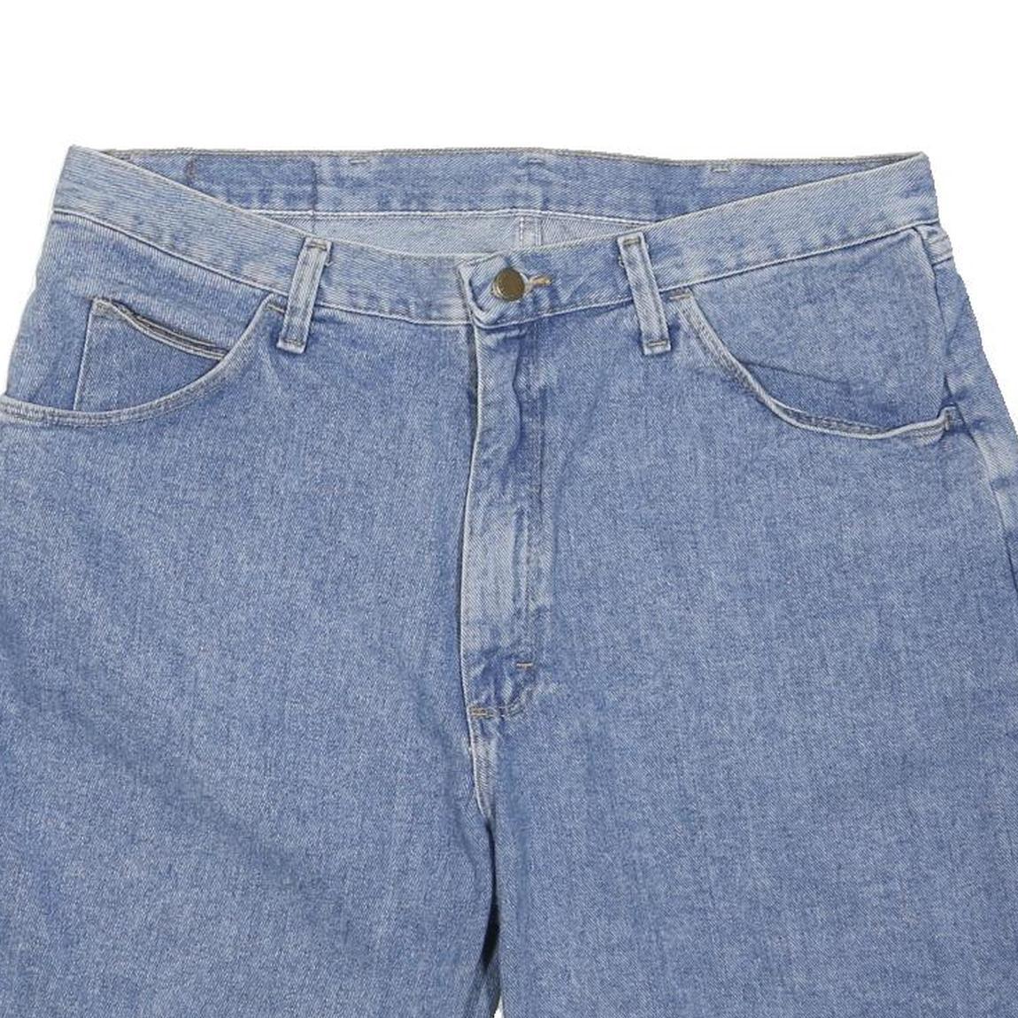 WRANGLER Mens Shorts Blue Denim XL W36 Casual Classic Cotton Blend
