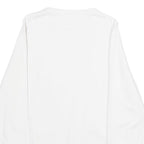 LEVI'S Mens White S Cotton Crew Neck Sweatshirt Palm Tree Print Casual