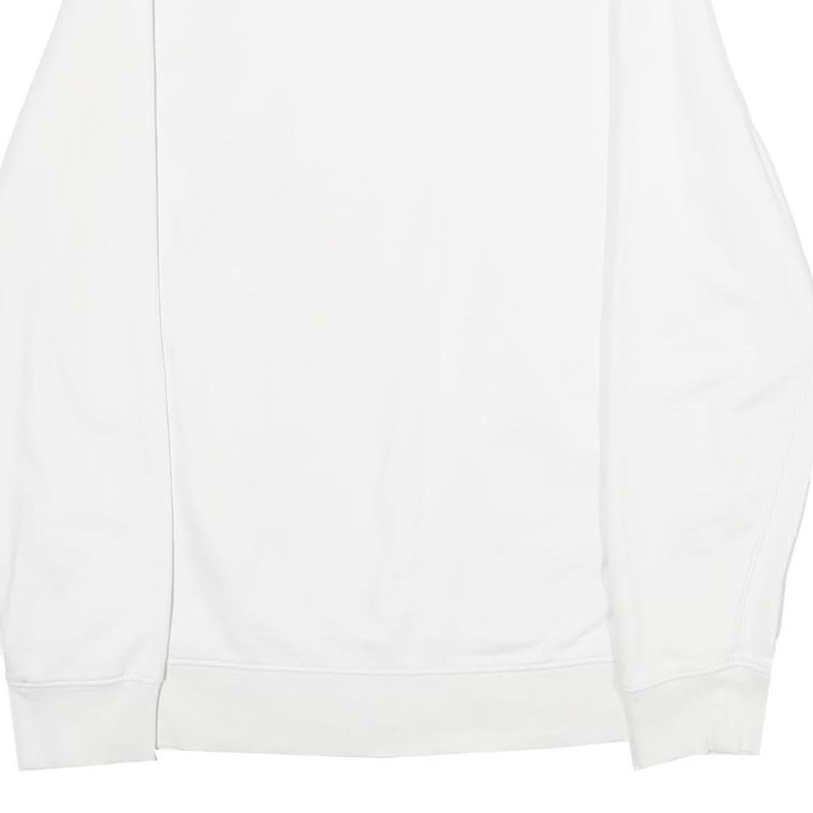 LEVI'S Mens White S Cotton Crew Neck Sweatshirt Palm Tree Print Casual