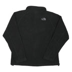 THE NORTH FACE Womens Black Jacket L Polyester Blend Plain Outdoor Zip Fleece