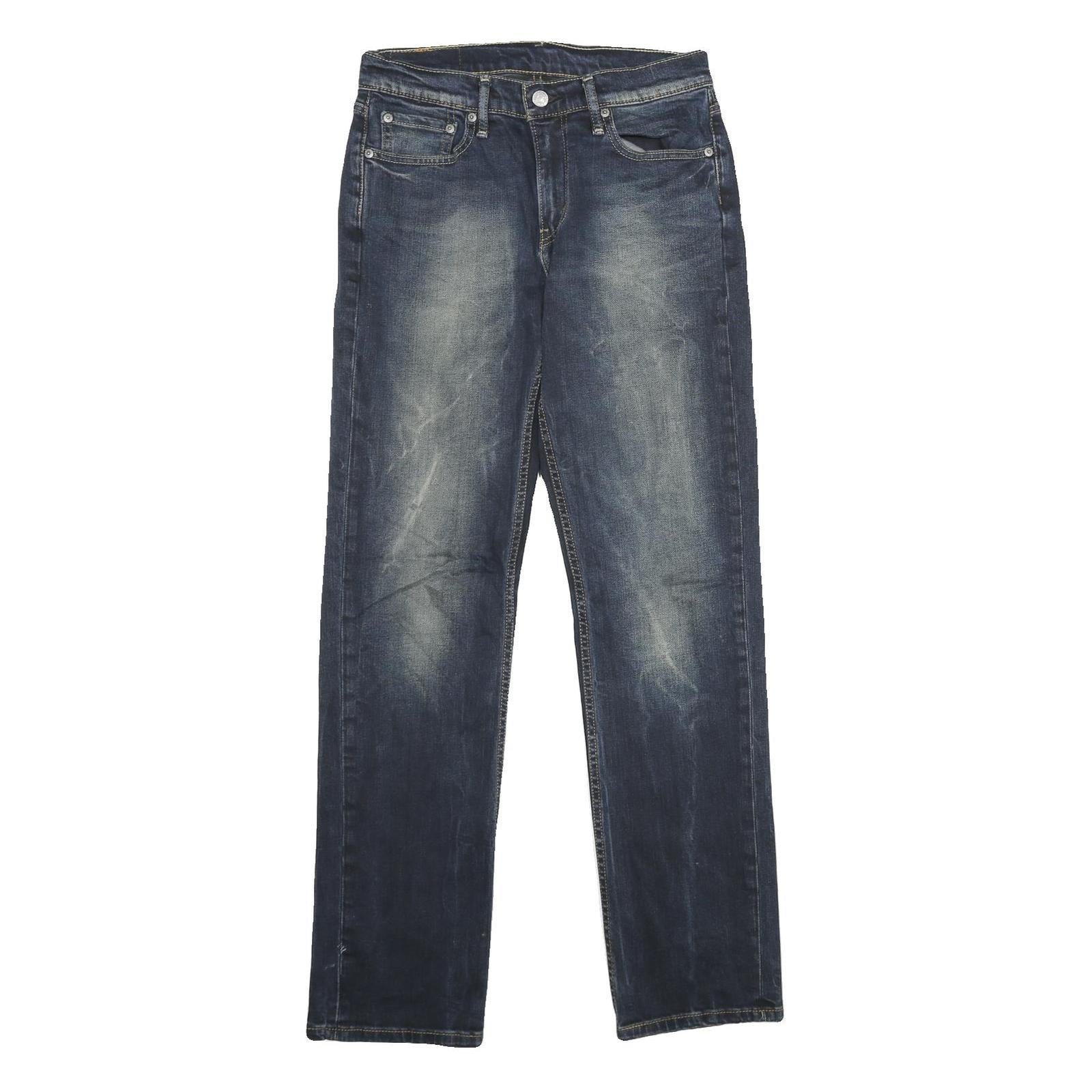 LEVI'S 514 Classic Mens Jeans Blue Regular Straight Denim Medium W29 L32