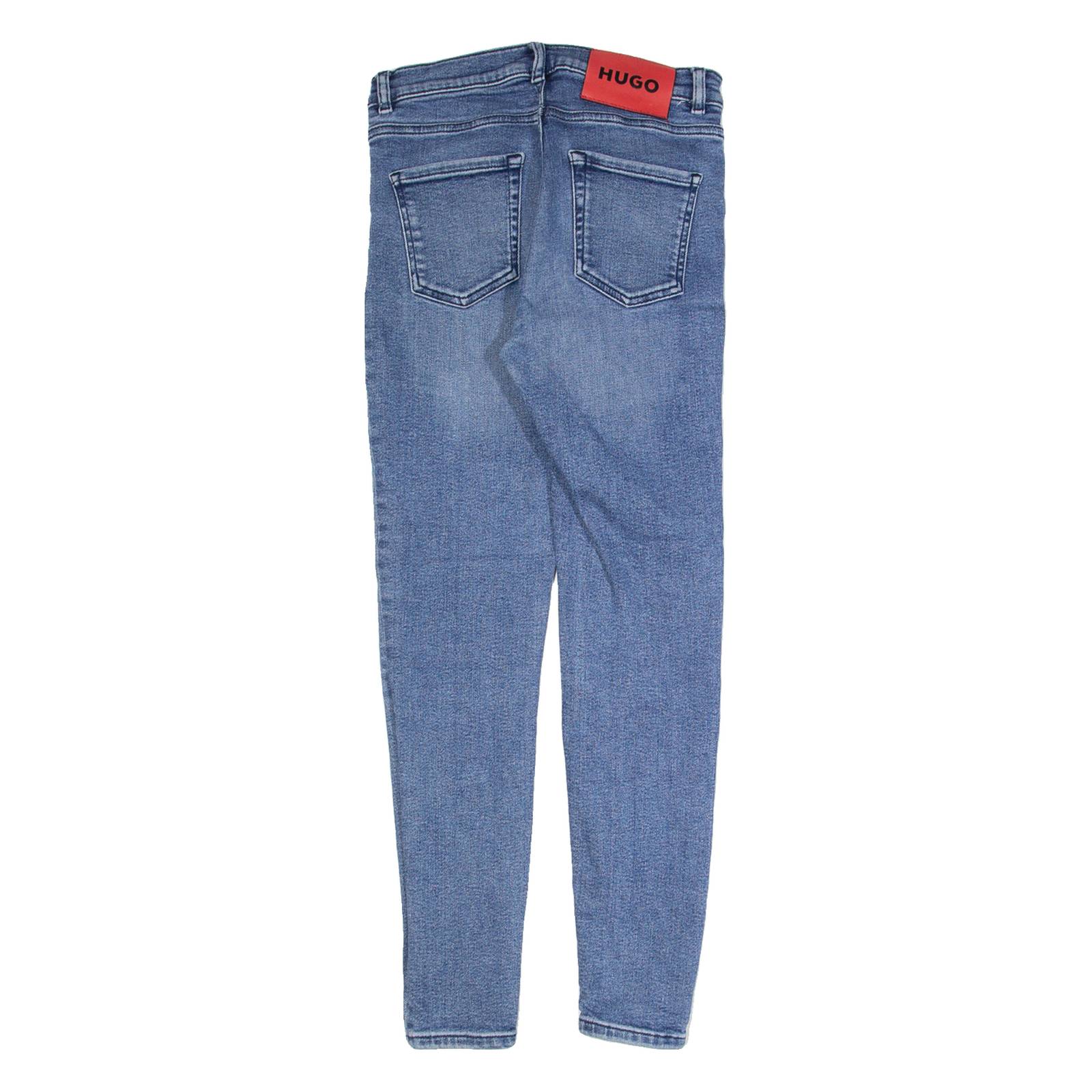 HUGO BOSS Womens Jeans Blue Slim Skinny Stone Wash W26 L27