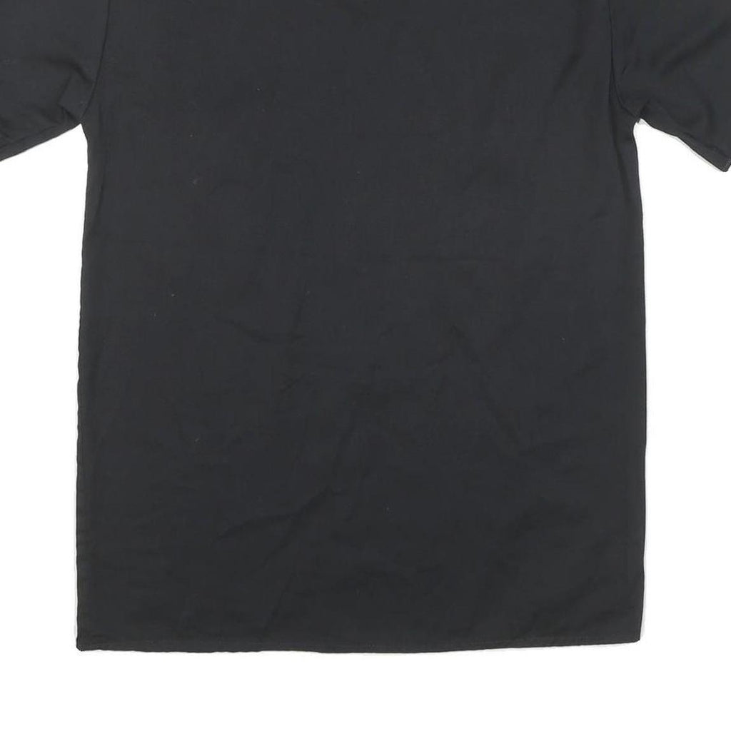 DICKIES Mens Black Disneyland Resort Work Shirt S Cotton Blend Short Sleeve