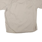 WRANGLER Mens Beige Short Sleeve Shirt M Cotton Blend Casual Button Up