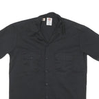 DICKIES Mens Black Work Shirt Cotton Blend Short Sleeve M Utility Casual