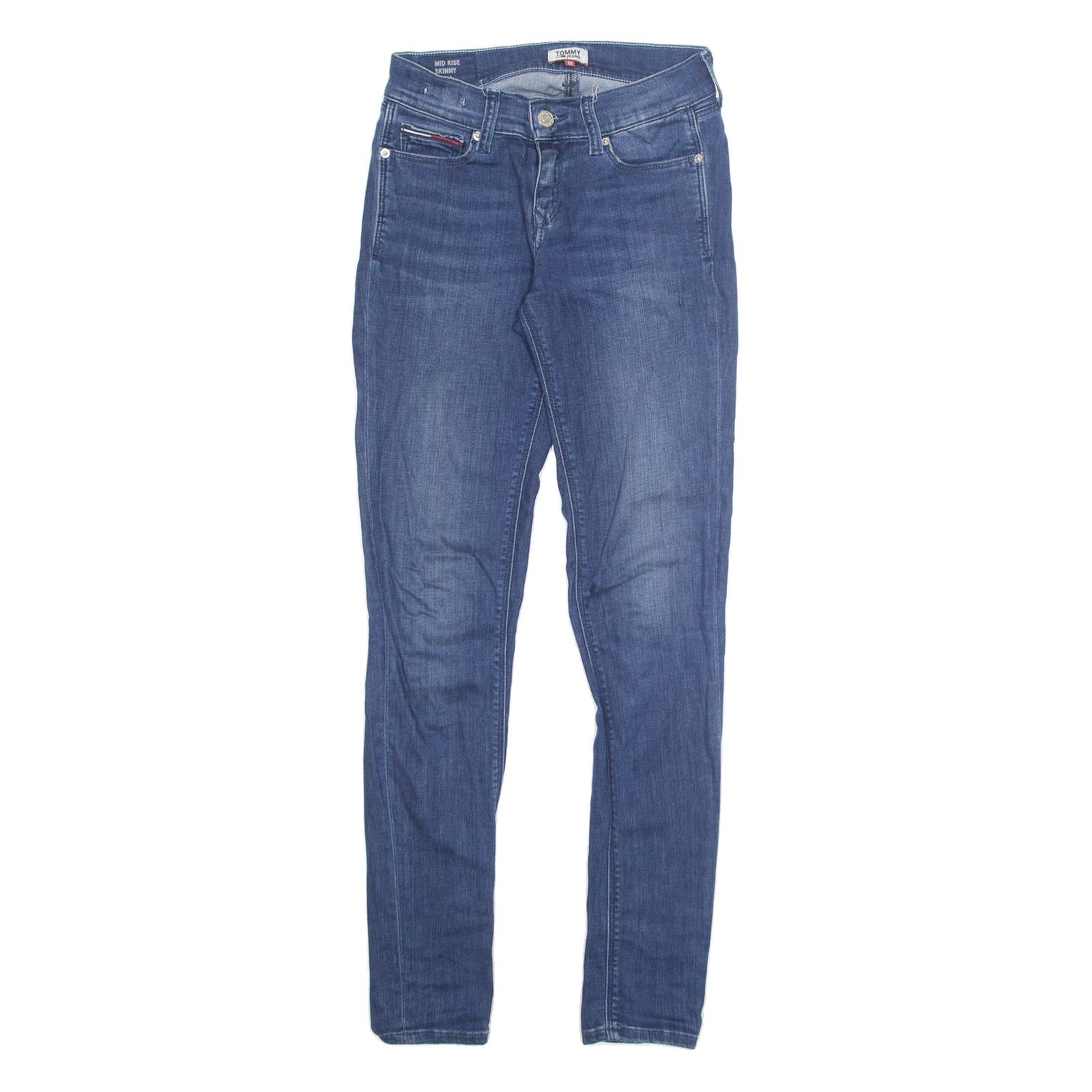 TOMMY HILFIGER Womens Jeans Blue Slim Skinny W24 L30