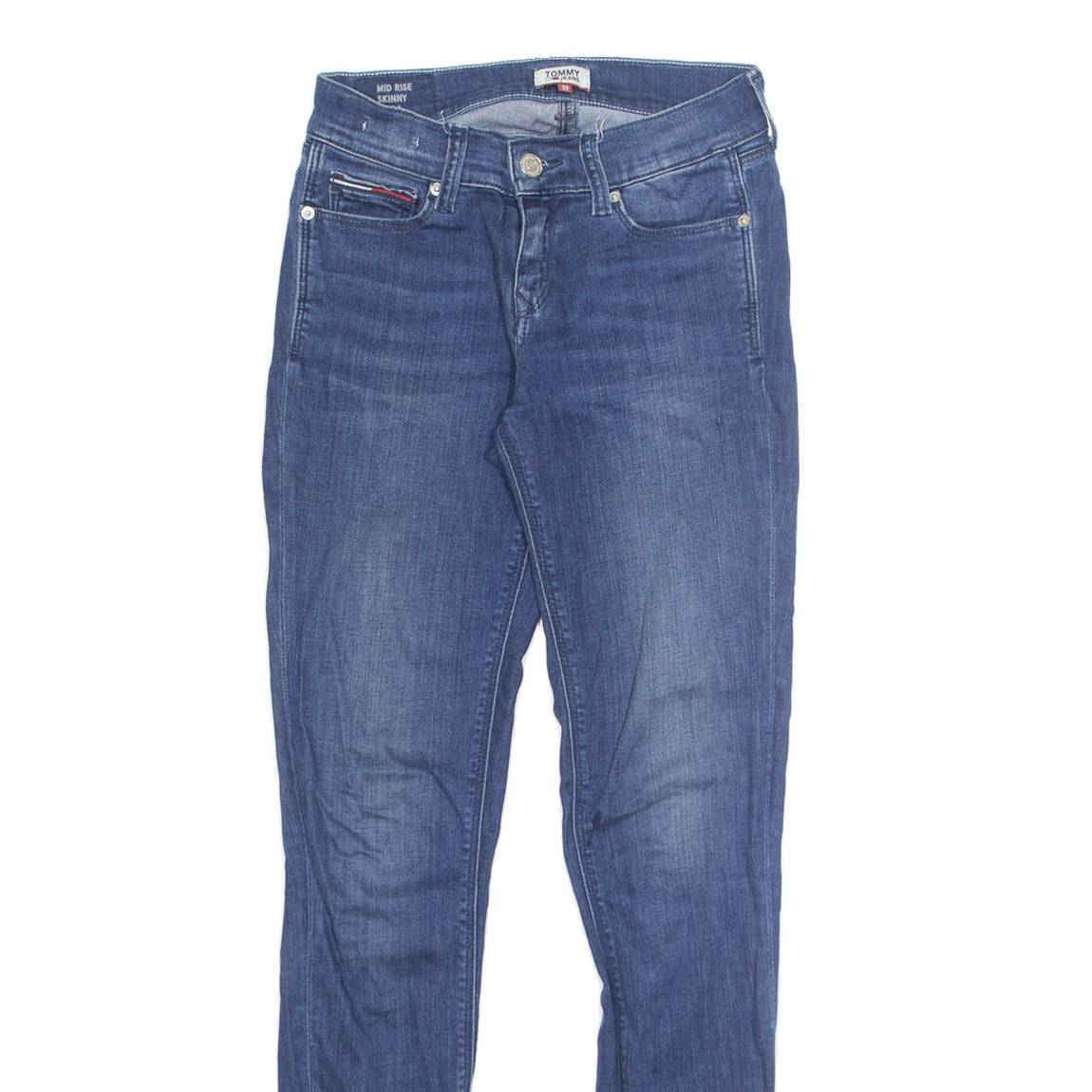 TOMMY HILFIGER Womens Jeans Blue Slim Skinny W24 L30
