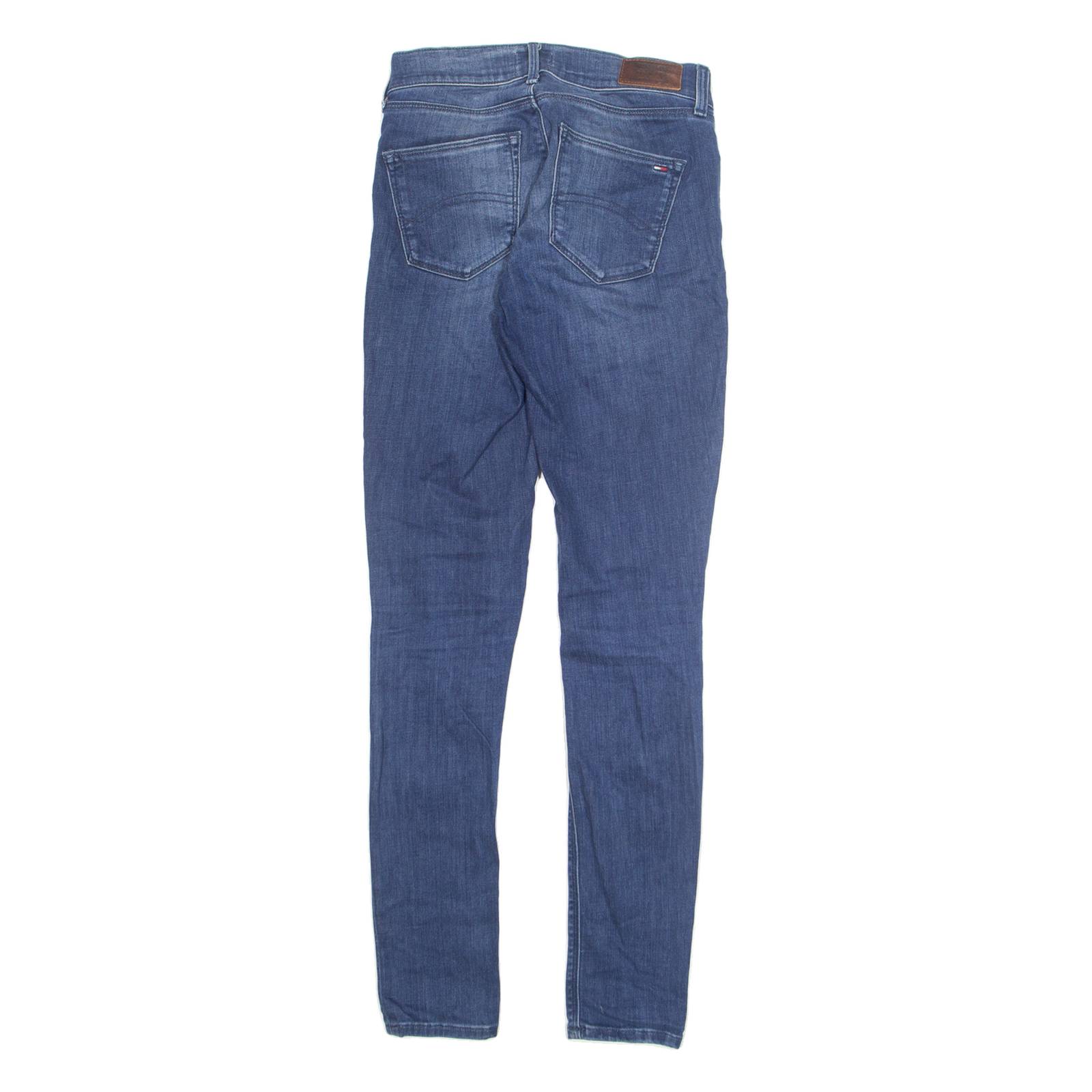 TOMMY HILFIGER Womens Jeans Blue Slim Skinny W24 L30