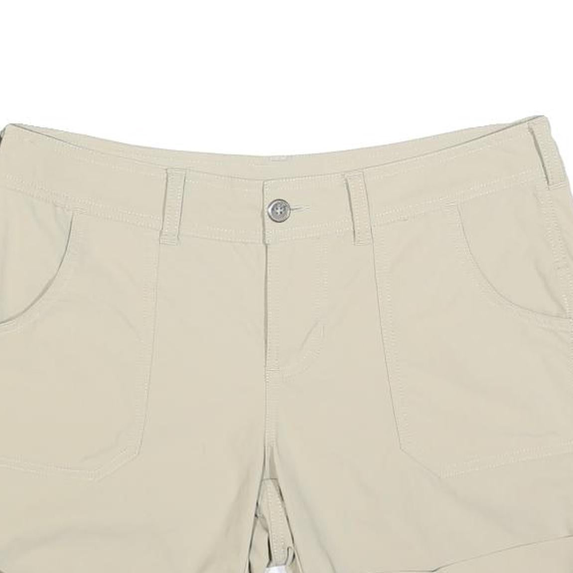 THE NORTH FACE Womens Shorts Beige Casual Plain M W32 Lightweight Outdoor