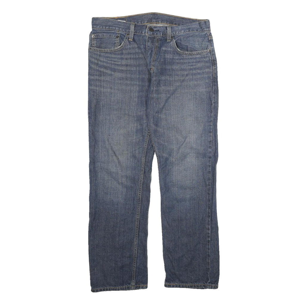 LEVI'S Mens Regular Fit Blue Denim Plain Jeans W32 L30 Zip Cotton Classic