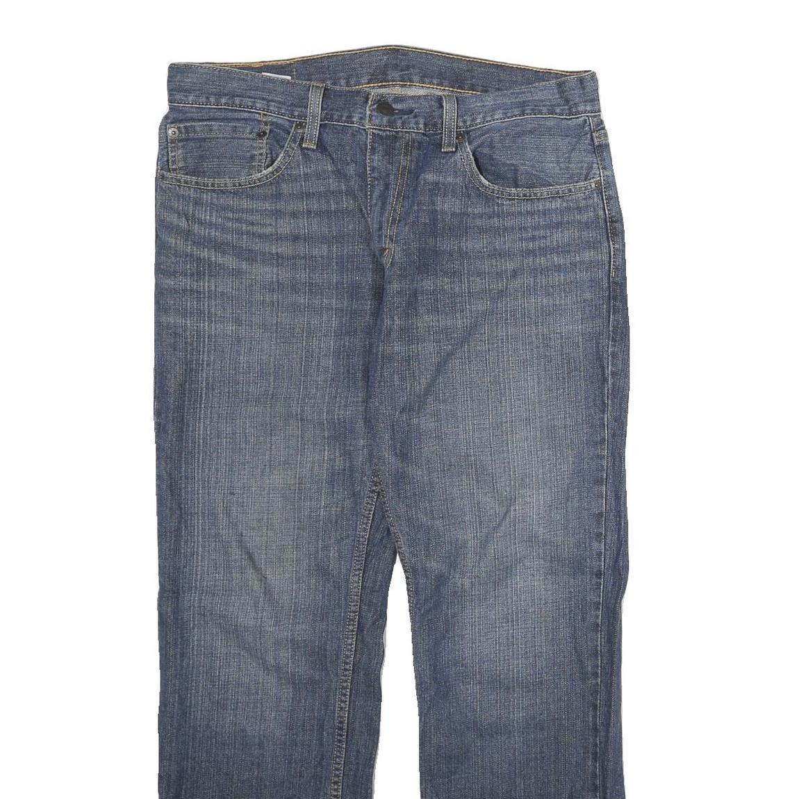 LEVI'S Mens Regular Fit Blue Denim Plain Jeans W32 L30 Zip Cotton Classic