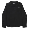 THE NORTH FACE Womens Black Jacket M Polyester Zip Plain Outdoor Winter Layer