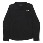 THE NORTH FACE Womens Black Jacket M Polyester Zip Plain Outdoor Winter Layer