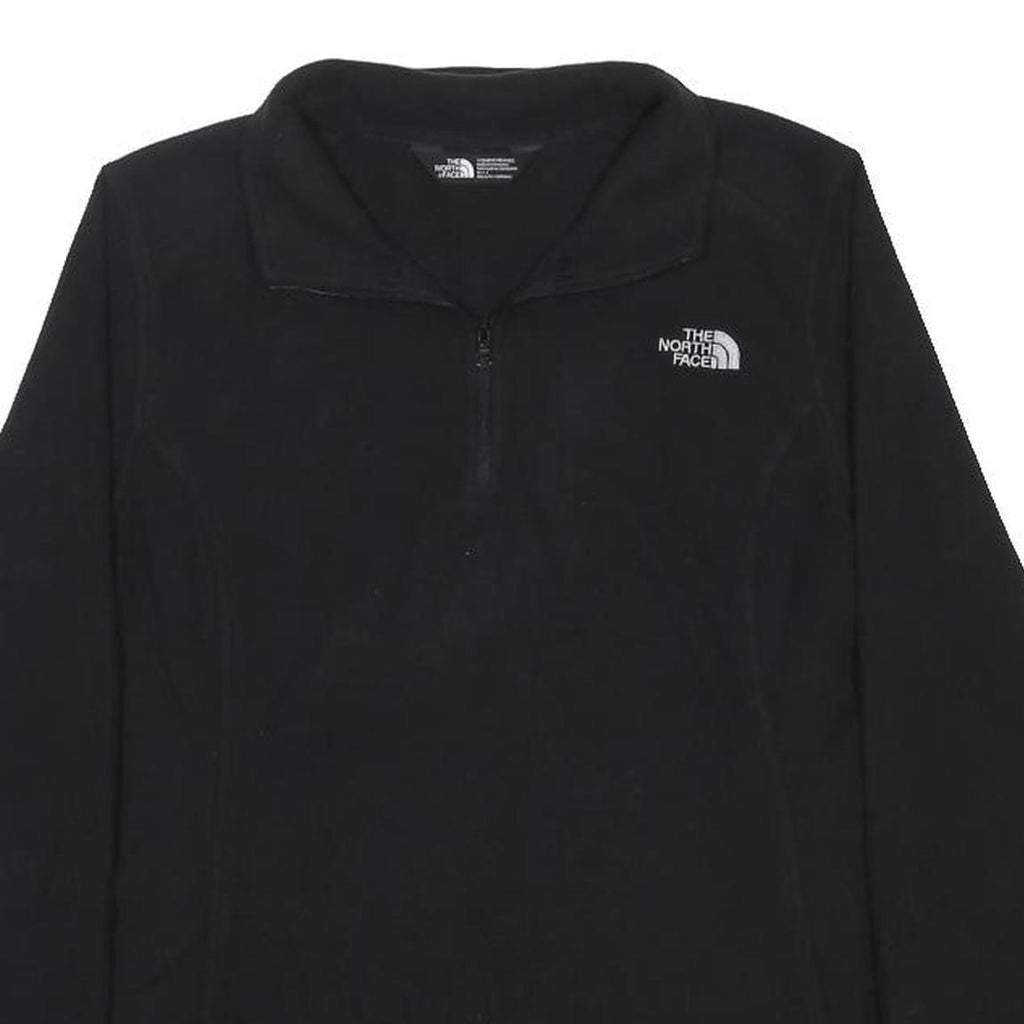 THE NORTH FACE Womens Black Jacket M Polyester Zip Plain Outdoor Winter Layer