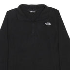 THE NORTH FACE Womens Black Jacket M Polyester Zip Plain Outdoor Winter Layer
