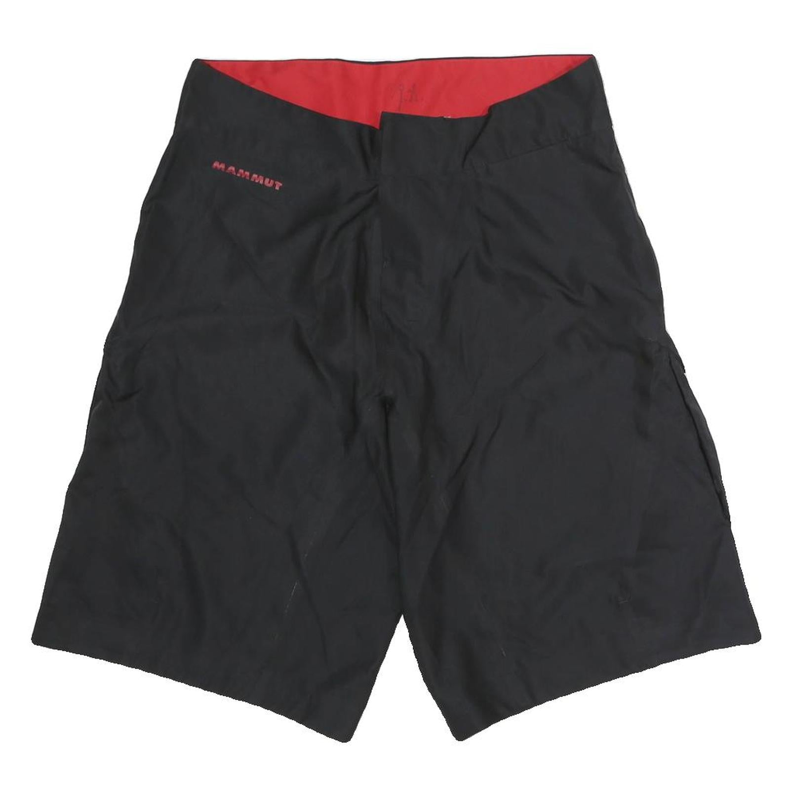 MAMMUT Mens Shorts Black Polyester Blend M W30 Outdoor Logo