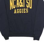 CHAMPION Mens Navy Blue NC A&T SU Aggies Crew Neck M Sweatshirt Cotton Casual