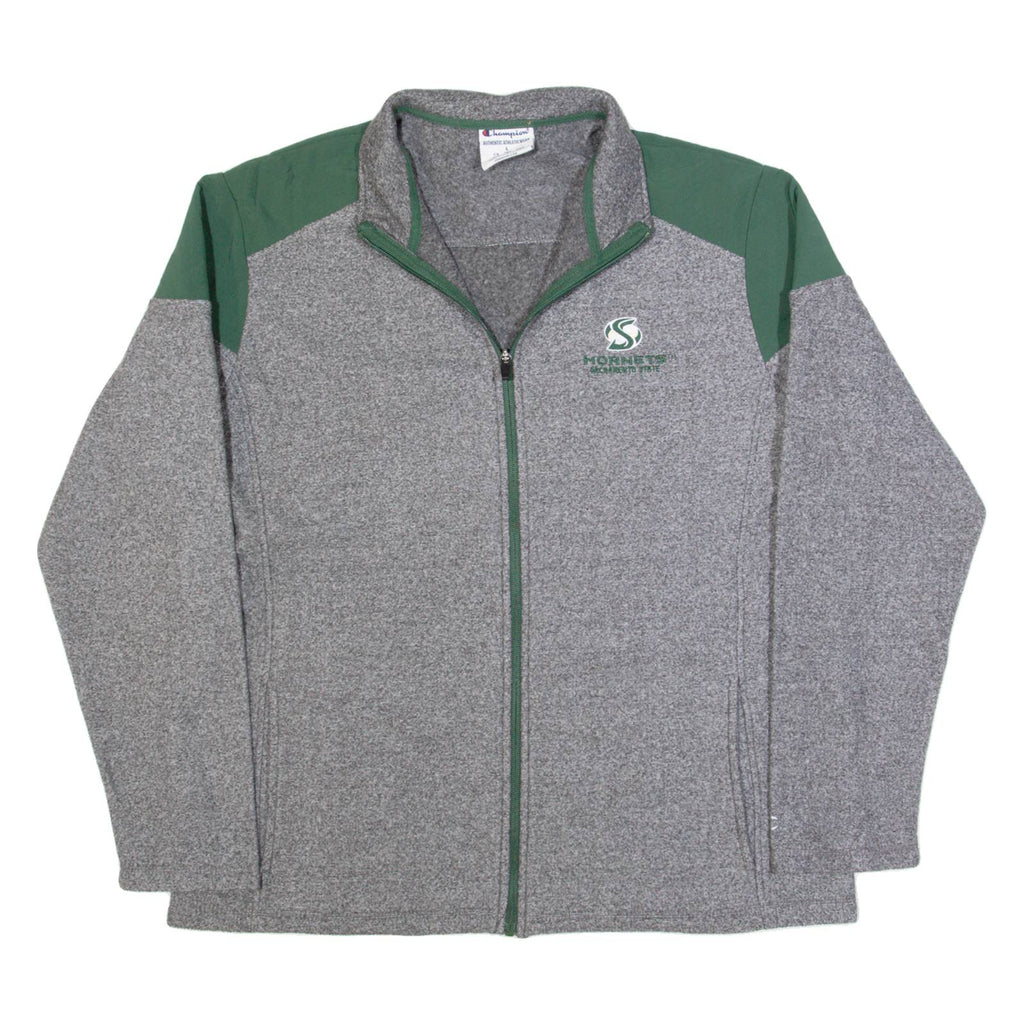 CHAMPION Sacramento State Hornets Mens Fleece Jacket Grey USA L