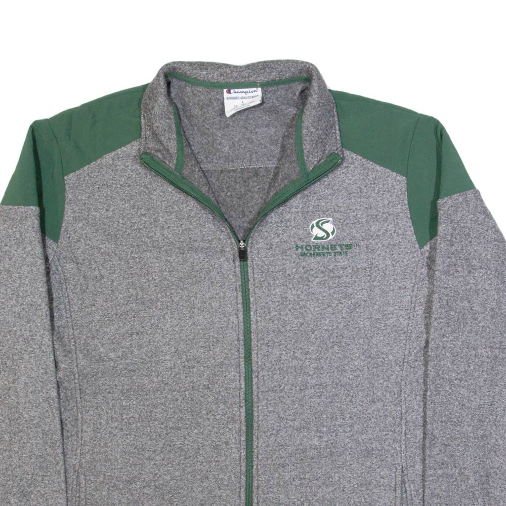 CHAMPION Sacramento State Hornets Mens Fleece Jacket Grey USA L