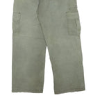 DICKIES Mens Cotton Blend Green Regular Cargo Trousers W32 L27 Workwear