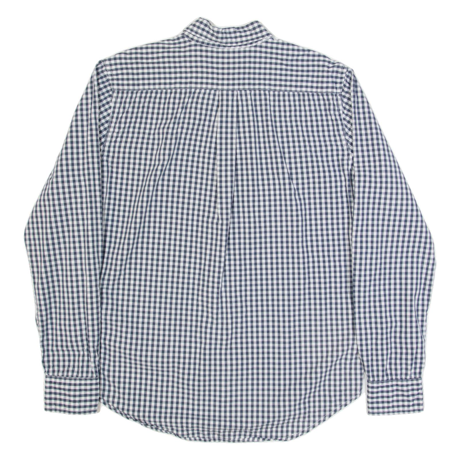 LEVI'S Mens Shirt Blue Gingham Long Sleeve M