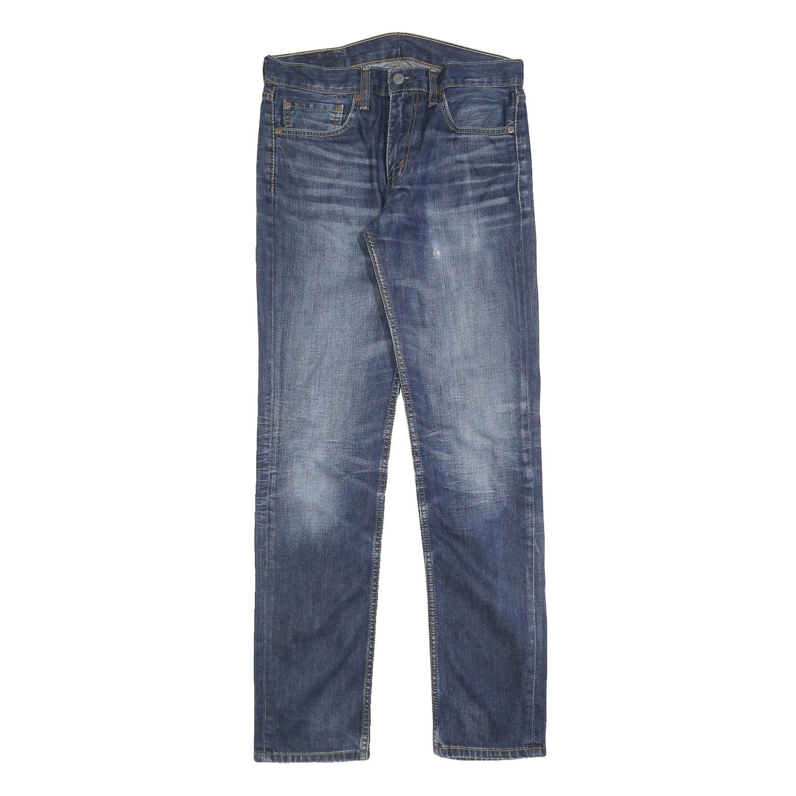 LEVI'S 511 Slim Mens Jeans Blue Slim Skinny Denim Medium W32 L34 Classic Style