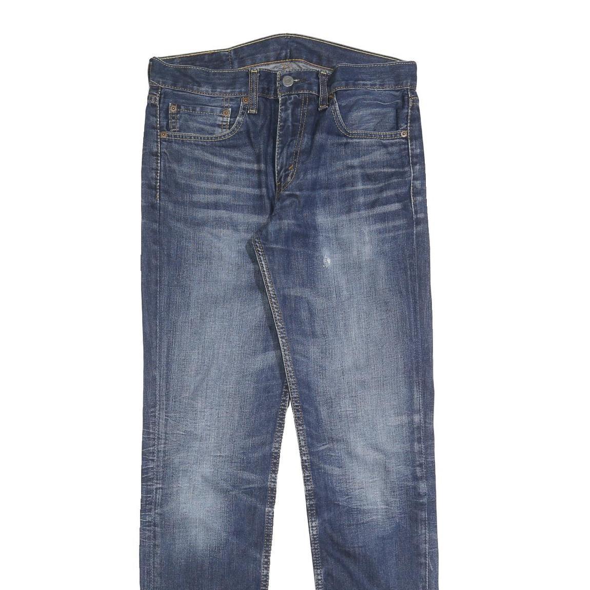 LEVI'S 511 Slim Mens Jeans Blue Slim Skinny Denim Medium W32 L34 Classic Style