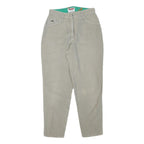 CAPPOPERA Womens Cotton Blend Beige Relaxed Tapered Trousers W27 L27 Casual