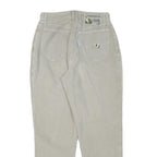 CAPPOPERA Womens Cotton Blend Beige Relaxed Tapered Trousers W27 L27 Casual