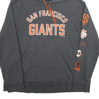 MAJESTIC Mens Grey San Francisco Giants Hoodie XL Cotton Blend Pullover