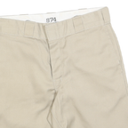 DICKIES Mens Shorts Beige Casual M W30 Workwear Cotton Blend Durable