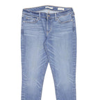 LEVI'S 711 Womens Jeans Blue Slim Skinny Denim Medium W29 L30 Zip Closure