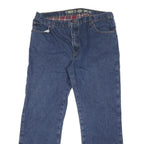 DICKIES Mens Blue Regular Straight Leg Denim Cotton Blend Medium W38 L30