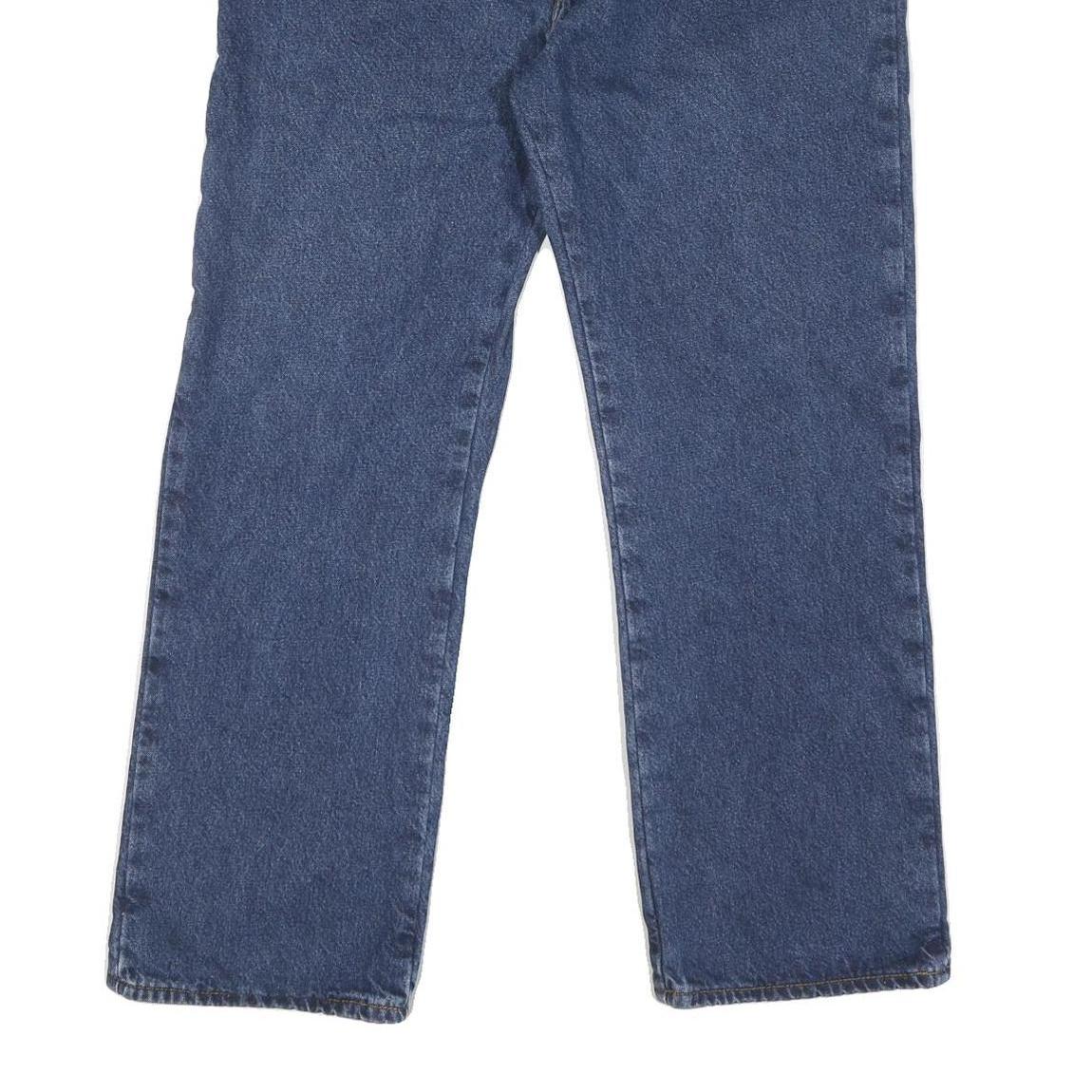 DICKIES Mens Blue Regular Straight Leg Denim Cotton Blend Medium W38 L30