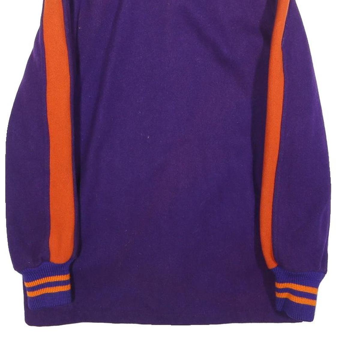 COLUMBIA KNITWEAR Mens Purple & Orange Classic Jacket S Wool Blend Plain